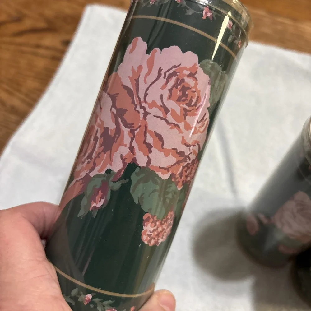 Enhance Designer Pre-Pasted Wallpaper Border 3 Yd Spool Green/Mauve/Wine Floral